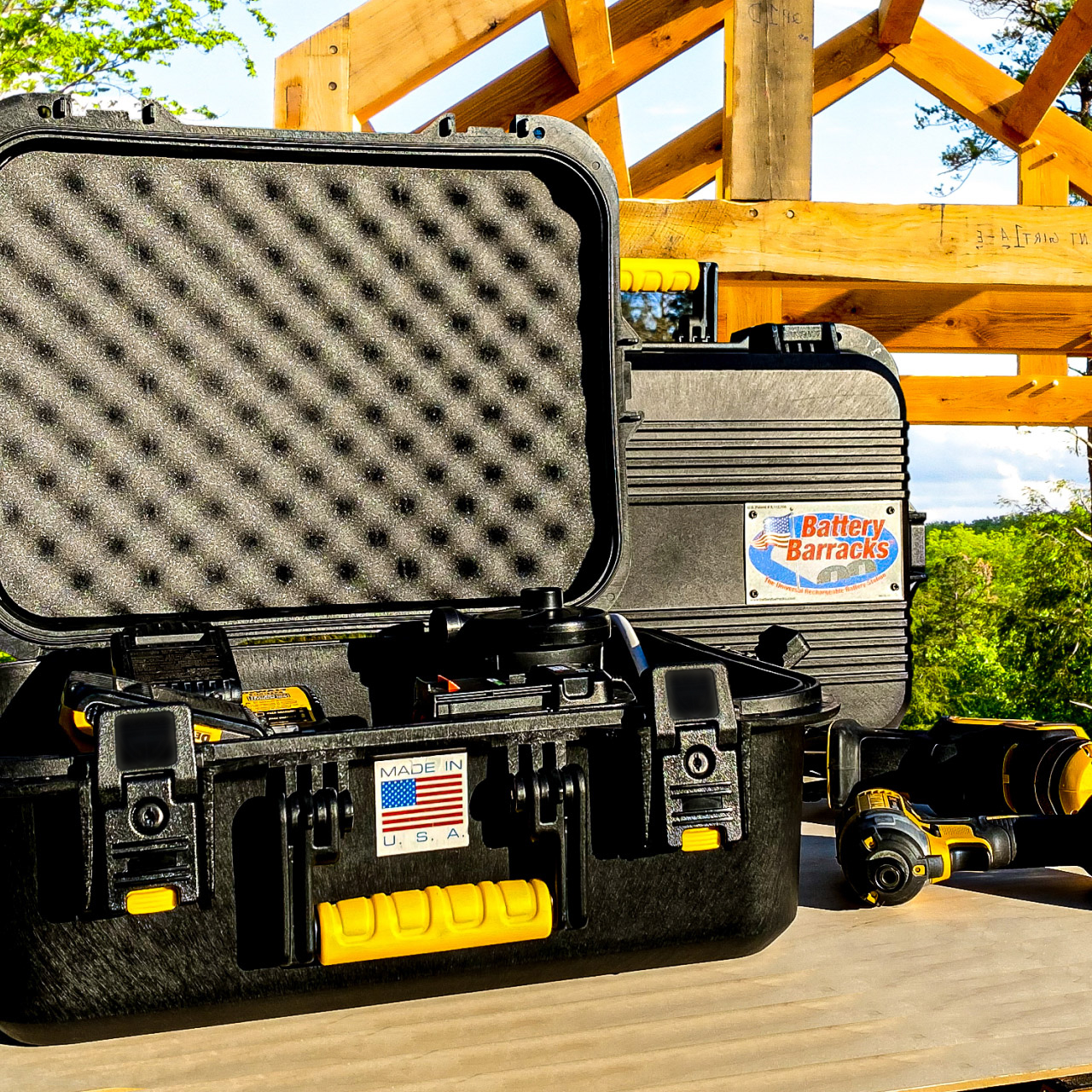 Battery Barracks Recharging System